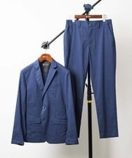 MKLGV62140 MK MICHEL KLEIN HOMME(MKミッシェルクランオム) ポリラミークールマックスパンツ 【セットアップ対応】 ブルー(55)