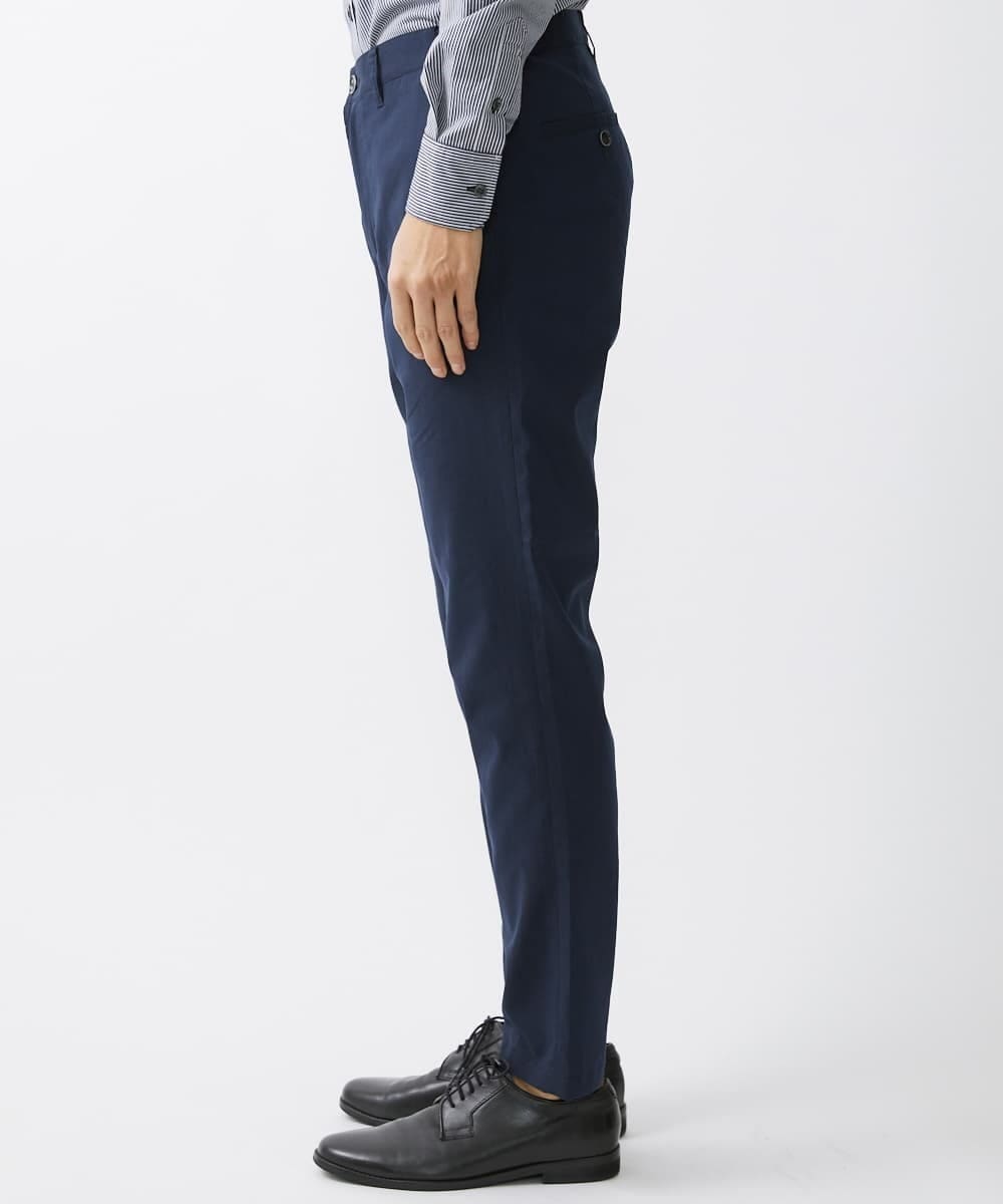 MKLGV62140 MK MICHEL KLEIN HOMME(MKミッシェルクランオム) ポリラミークールマックスパンツ 【セットアップ対応】 ネイビー(57)