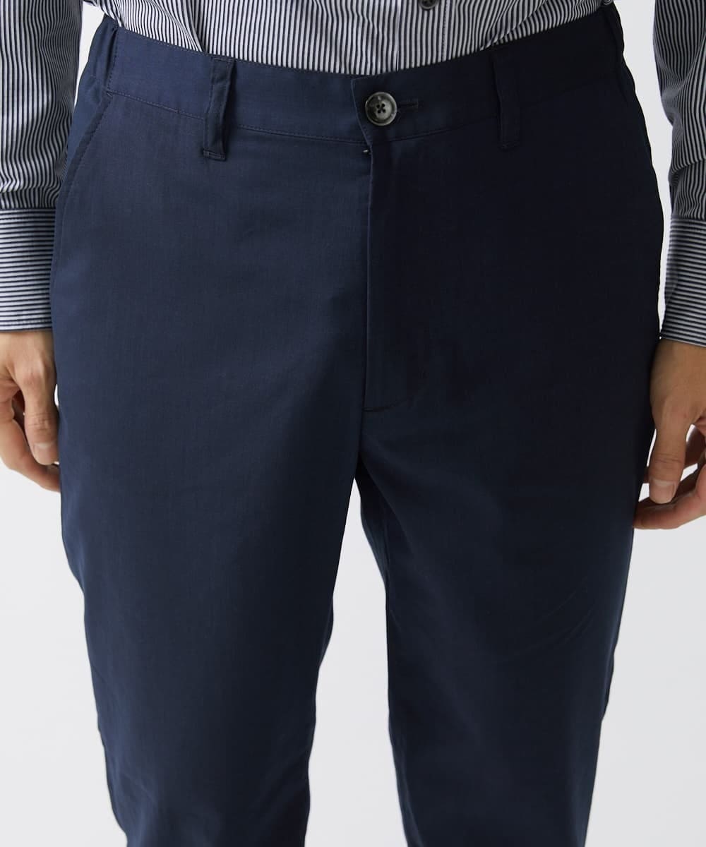 MKLGV62140 MK MICHEL KLEIN HOMME(MKミッシェルクランオム) ポリラミークールマックスパンツ 【セットアップ対応】 ネイビー(57)