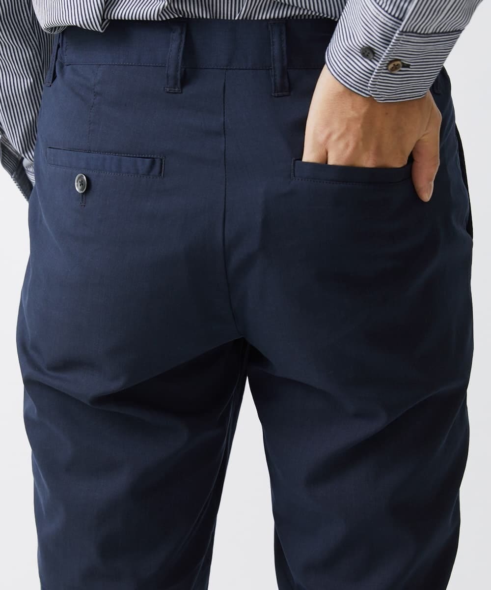 MKLGV62140 MK MICHEL KLEIN HOMME(MKミッシェルクランオム) ポリラミークールマックスパンツ 【セットアップ対応】 ネイビー(57)