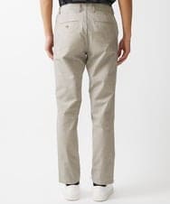 MKLGV65130 MK MICHEL KLEIN HOMME(MKミッシェルクランオム) 【機能素材/セットアップ対応】スラックスパンツ/COOLDOTS ROYAL PRINT ベージュ