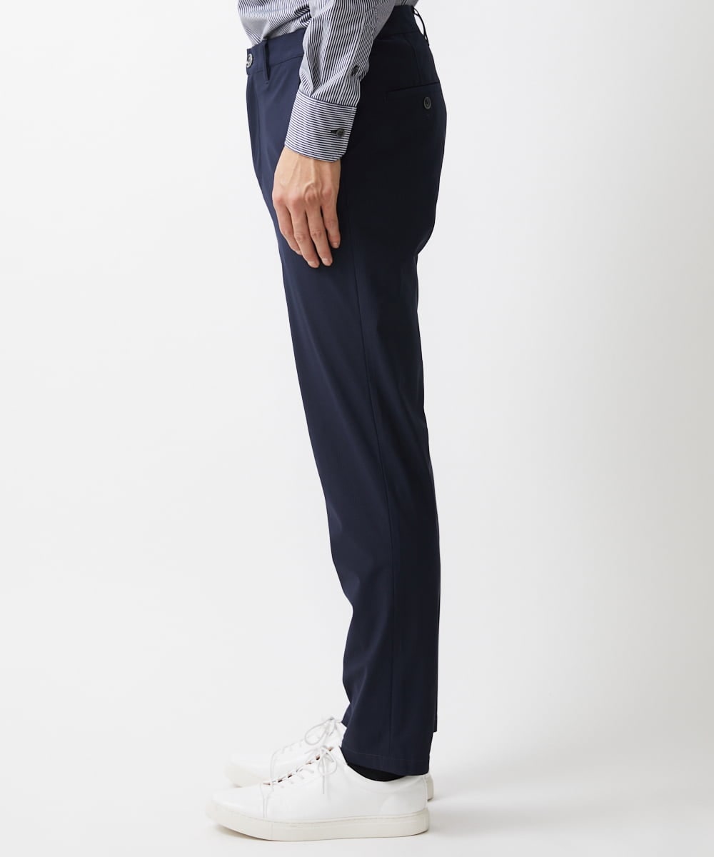 MKLGV66130 MK MICHEL KLEIN HOMME(MKミッシェルクランオム) トリコメッシュスラックス【セットアップ対応】 ネイビー