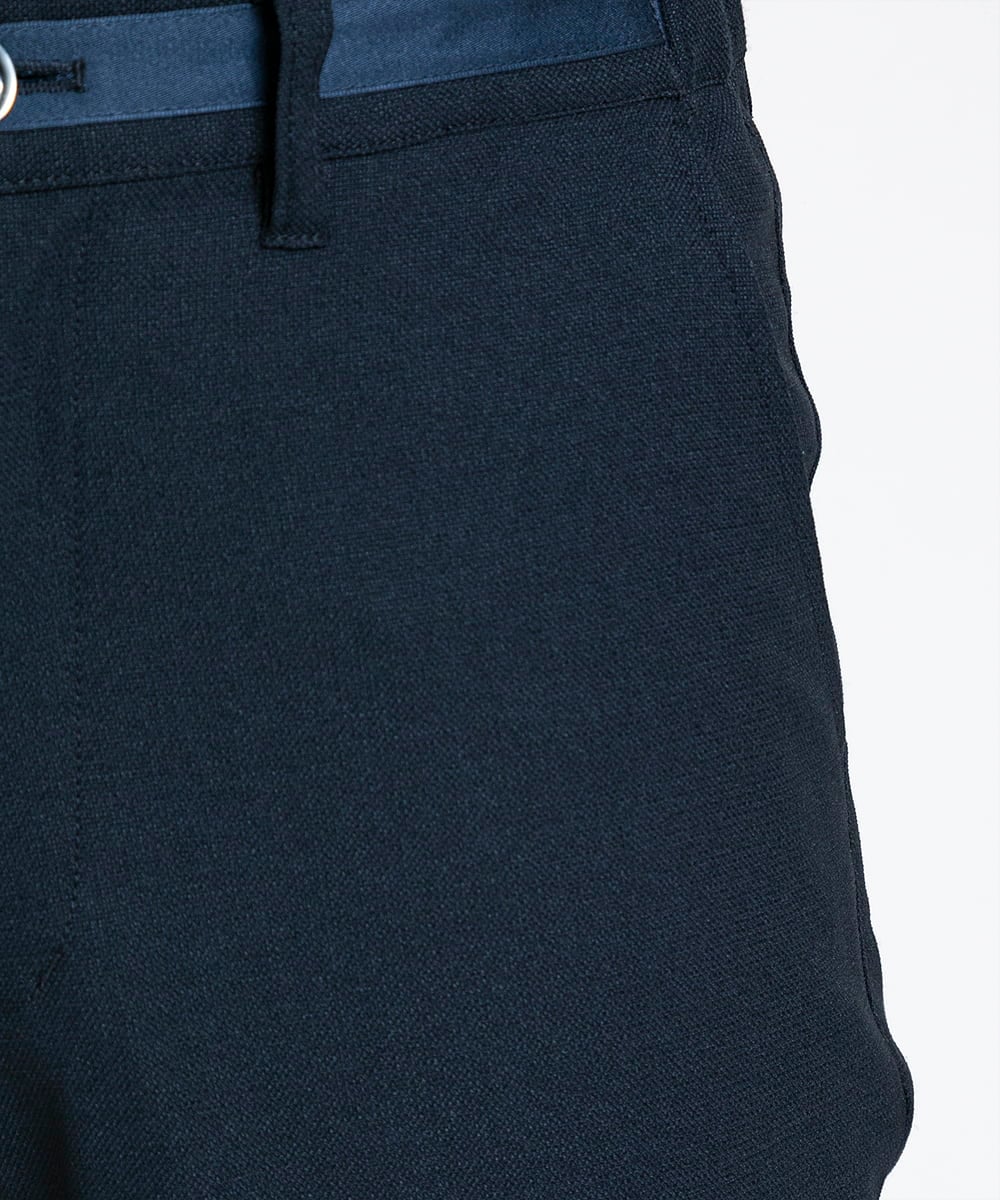 MKLGV72150 MK MICHEL KLEIN HOMME(MKミッシェルクランオム) Reflax / オックスストレッチパンツ 【セットアップ対応】 ネイビー(57)