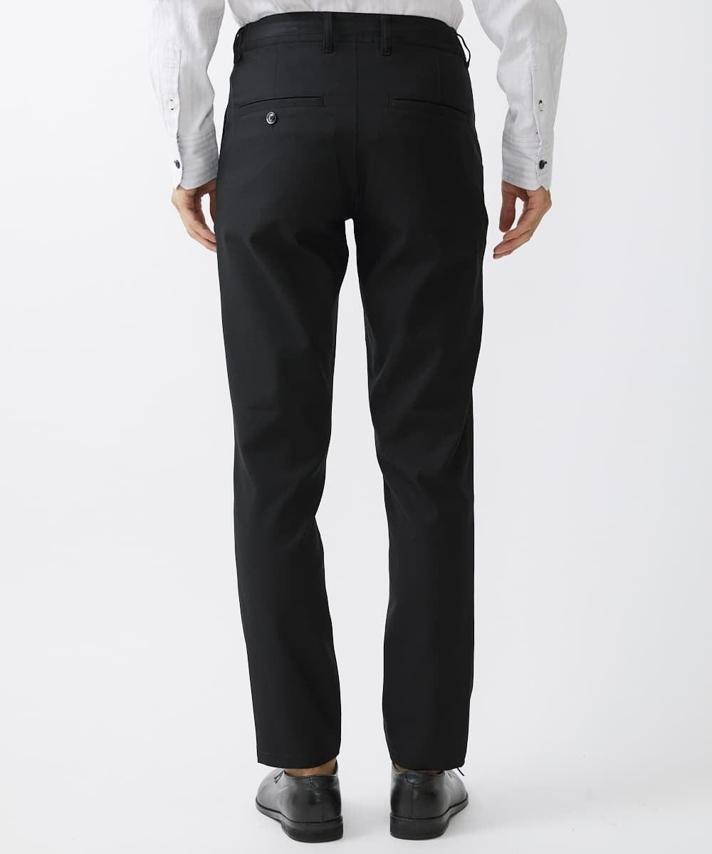 MKLGV72150 MK MICHEL KLEIN HOMME(MKミッシェルクランオム) Reflax / オックスストレッチパンツ 【セットアップ対応】 ブラック(94)