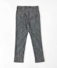 MKLGV73160 MK MICHEL KLEIN HOMME(MKミッシェルクランオム) リネンタッチ楊柳スラックスパンツ【セットアップ対応】 グレー