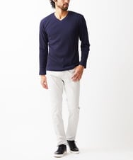 MKLGX04090 MK MICHEL KLEIN HOMME(MKミッシェルクランオム) 【全５サイズ展開】マジックストレッチパンツ アイボリー(80)