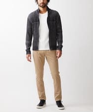 MKLGX04090 MK MICHEL KLEIN HOMME(MKミッシェルクランオム) 【全５サイズ展開】マジックストレッチパンツ ベージュ(83)