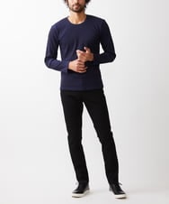 MKLGX04090 MK MICHEL KLEIN HOMME(MKミッシェルクランオム) 【全５サイズ展開】マジックストレッチパンツ ブラック(94)