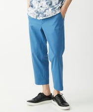 MKLGX08120 MK MICHEL KLEIN HOMME(MKミッシェルクランオム) 【大きいサイズあり】クロップドパンツ / ウォッシュドツイル ブルー