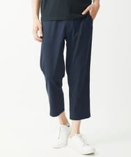 MKLGX08120 MK MICHEL KLEIN HOMME(MKミッシェルクランオム) 【大きいサイズあり】クロップドパンツ / ウォッシュドツイル ネイビー