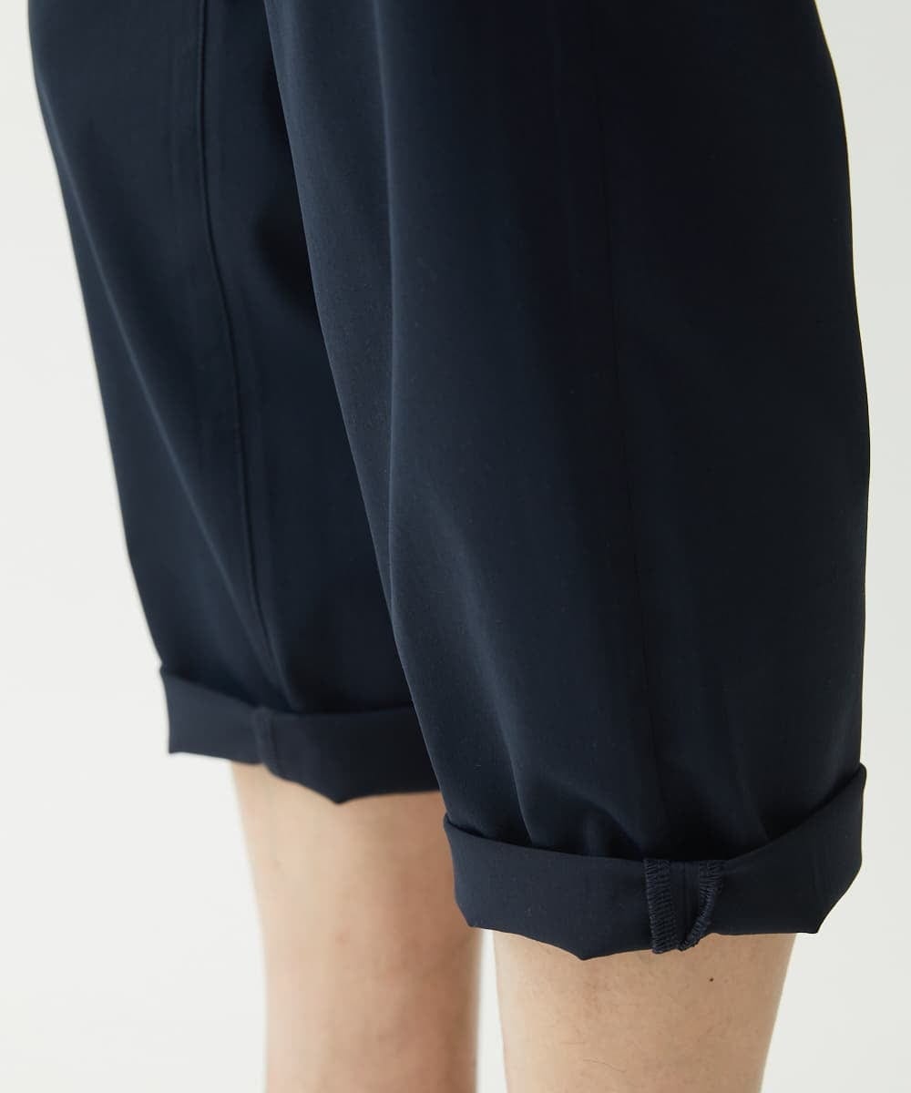MKLGX08120 MK MICHEL KLEIN HOMME(MKミッシェルクランオム) 【大きいサイズあり】クロップドパンツ / ウォッシュドツイル ネイビー
