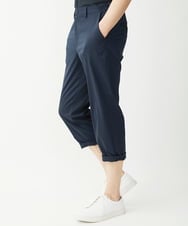 MKLGX08120 MK MICHEL KLEIN HOMME(MKミッシェルクランオム) 【大きいサイズあり】クロップドパンツ / ウォッシュドツイル ネイビー
