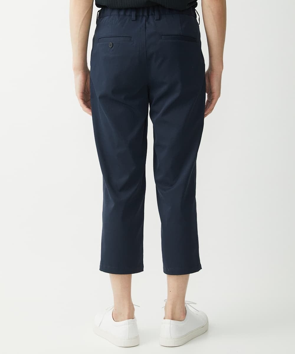 MKLGX08120 MK MICHEL KLEIN HOMME(MKミッシェルクランオム) 【大きいサイズあり】クロップドパンツ / ウォッシュドツイル ネイビー