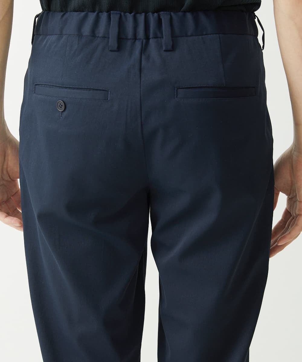MKLGX08120 MK MICHEL KLEIN HOMME(MKミッシェルクランオム) 【大きいサイズあり】クロップドパンツ / ウォッシュドツイル ネイビー