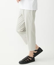 MKLGX08120 MK MICHEL KLEIN HOMME(MKミッシェルクランオム) 【大きいサイズあり】クロップドパンツ / ウォッシュドツイル アイボリー