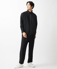 MKLGX30110 MK MICHEL KLEIN HOMME(MKミッシェルクランオム) パウダリーストレッチパンツ  セットアップ ブラック