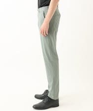MKLHC01090 MK MICHEL KLEIN HOMME(MKミッシェルクランオム) 【洗える / 快適清涼素材】サマーサッカーストライプパンツ カーキ