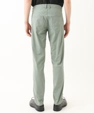 MKLHC01090 MK MICHEL KLEIN HOMME(MKミッシェルクランオム) 【洗える / 快適清涼素材】サマーサッカーストライプパンツ カーキ