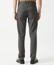 MKLHC01090 MK MICHEL KLEIN HOMME(MKミッシェルクランオム) 【洗える / 快適清涼素材】サマーサッカーストライプパンツ ダークグレー