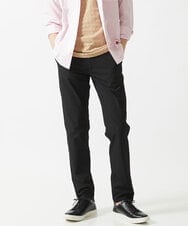 MKLHC01090 MK MICHEL KLEIN HOMME(MKミッシェルクランオム) 【洗える / 快適清涼素材】サマーサッカーストライプパンツ ブラック