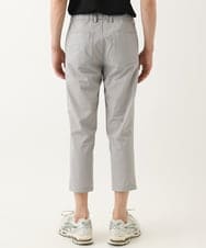 MKLHC08090 MK MICHEL KLEIN HOMME(MKミッシェルクランオム) クロップドパンツ / サマーサッカーストライプストレッチ グレー