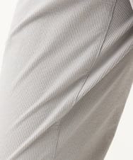 MKLHC08090 MK MICHEL KLEIN HOMME(MKミッシェルクランオム) クロップドパンツ / サマーサッカーストライプストレッチ グレー