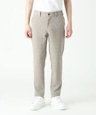 MKLHS67120 MK MICHEL KLEIN HOMME(MKミッシェルクランオム) シャドーチェックスラックス アイボリー(80)