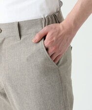 MKLHS67120 MK MICHEL KLEIN HOMME(MKミッシェルクランオム) シャドーチェックスラックス アイボリー(80)