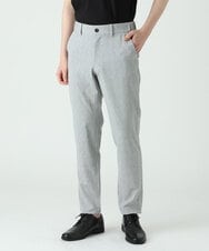 MKLHS67120 MK MICHEL KLEIN HOMME(MKミッシェルクランオム) シャドーチェックスラックス ライトグレー(91)