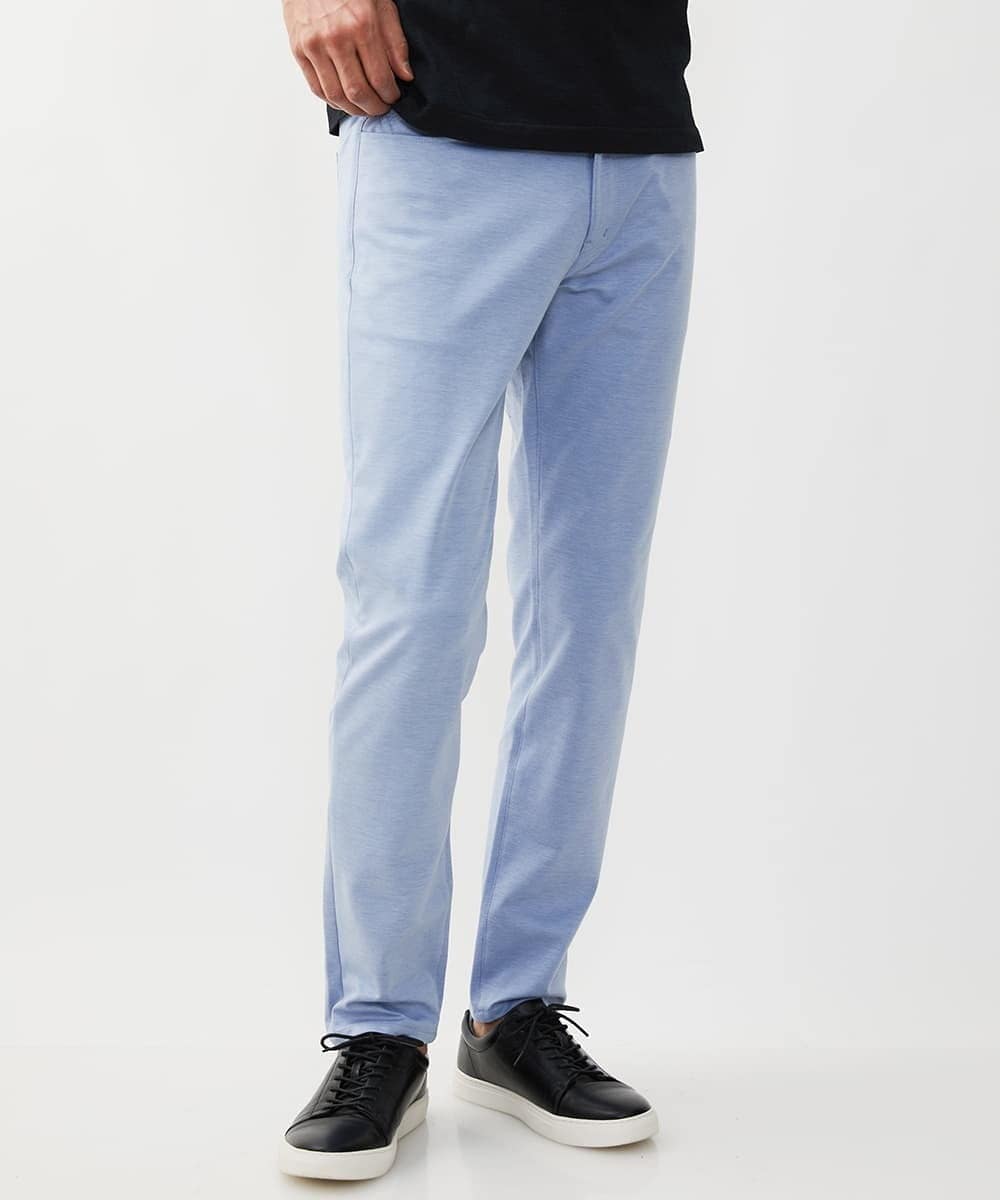 MKLHV51150 MK MICHEL KLEIN HOMME(MKミッシェルクランオム) ベーシックパンツ / シルキーモクロディー ブルー