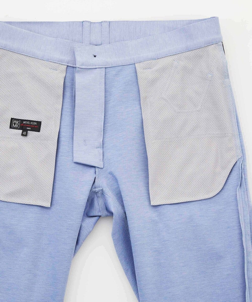 MKLHV51150 MK MICHEL KLEIN HOMME(MKミッシェルクランオム) ベーシックパンツ / シルキーモクロディー ブルー