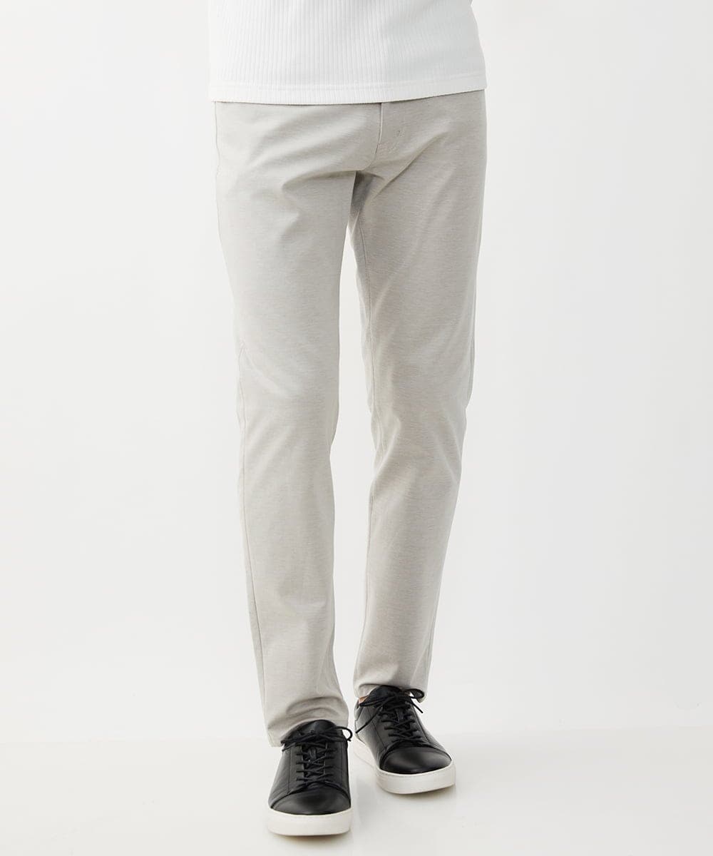 MKLHV51150 MK MICHEL KLEIN HOMME(MKミッシェルクランオム) ベーシックパンツ / シルキーモクロディー アイボリー