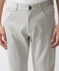 MKLHV51150 MK MICHEL KLEIN HOMME(MKミッシェルクランオム) ベーシックパンツ / シルキーモクロディー アイボリー