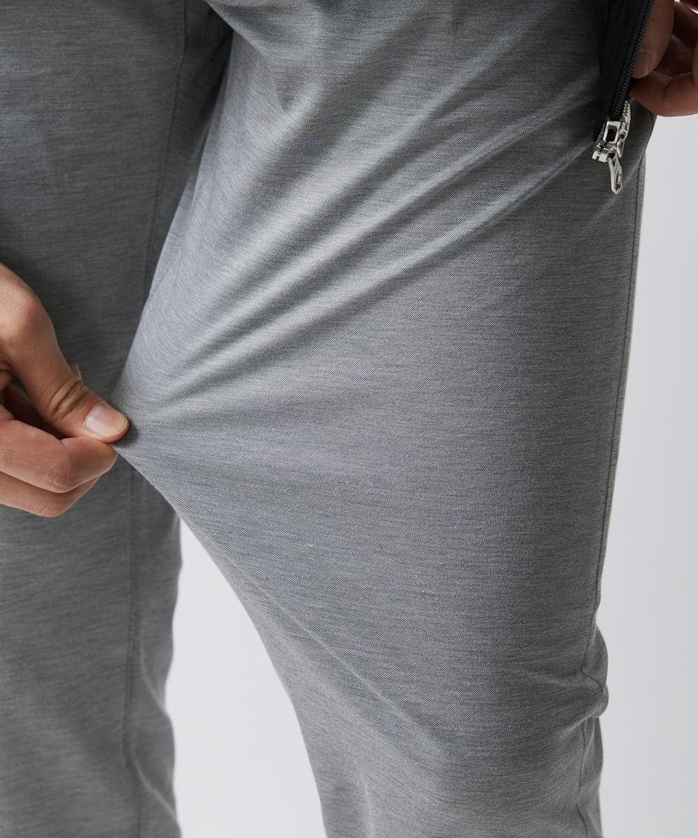 MKLHV51150 MK MICHEL KLEIN HOMME(MKミッシェルクランオム) ベーシックパンツ / シルキーモクロディー グレー
