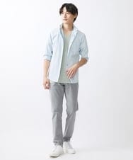 MKLHV51150 MK MICHEL KLEIN HOMME(MKミッシェルクランオム) ベーシックパンツ / シルキーモクロディー グレー