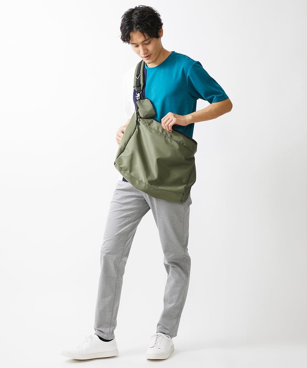 MKLHV51150 MK MICHEL KLEIN HOMME(MKミッシェルクランオム) ベーシックパンツ / シルキーモクロディー グレー