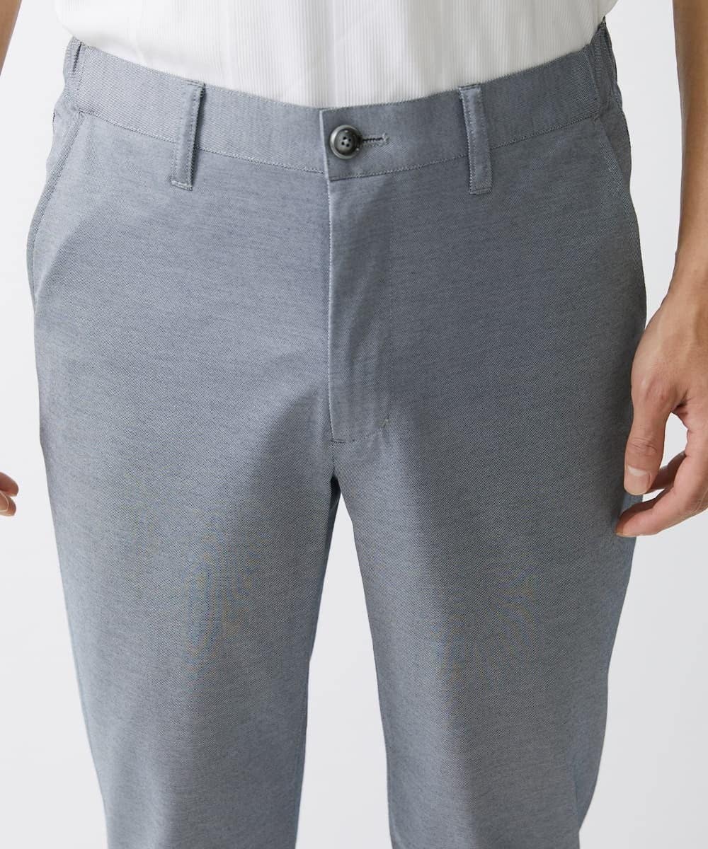 MKLHV51150 MK MICHEL KLEIN HOMME(MKミッシェルクランオム) ベーシックパンツ / シルキーモクロディー グレー