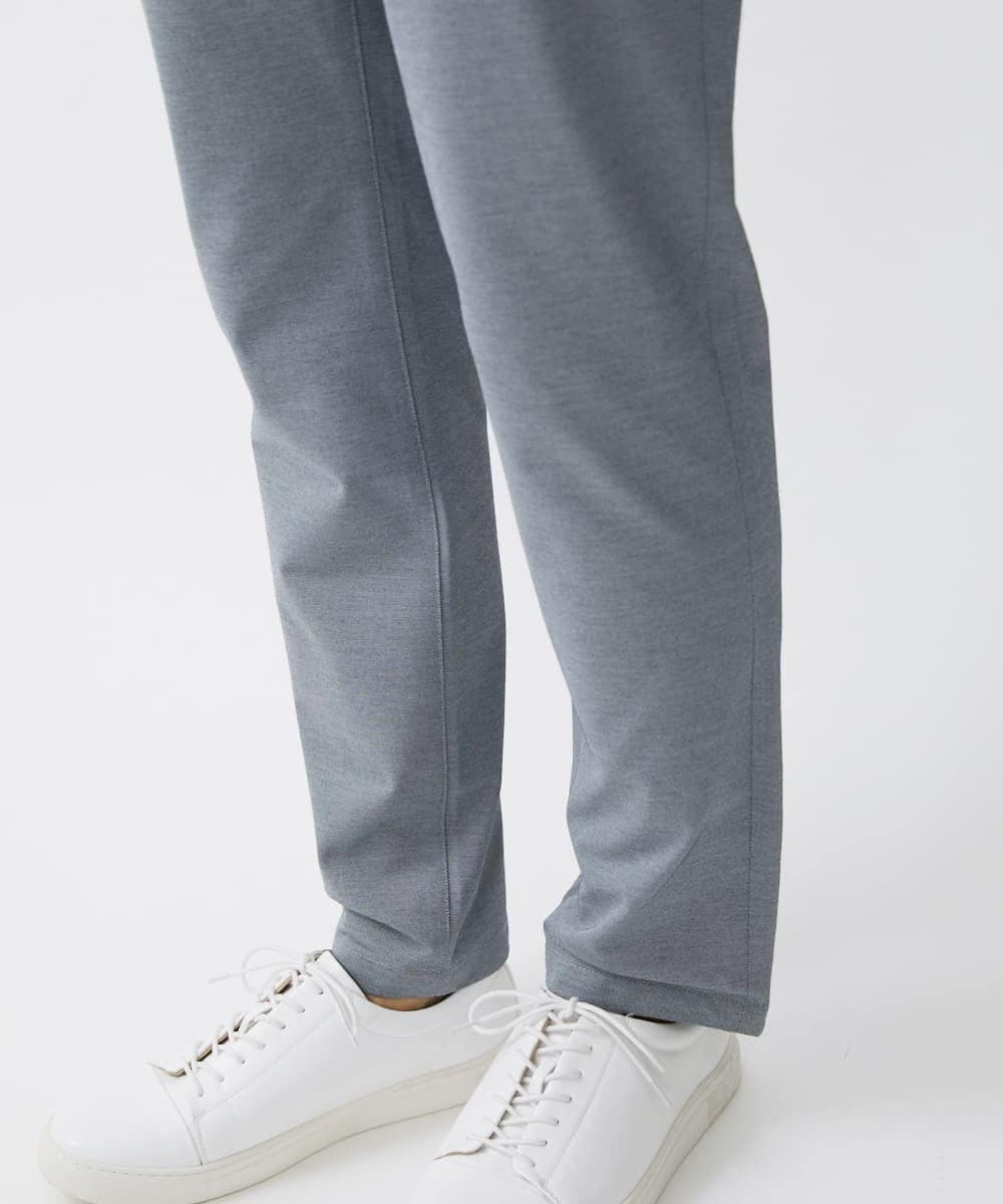 MKLHV51150 MK MICHEL KLEIN HOMME(MKミッシェルクランオム) ベーシックパンツ / シルキーモクロディー グレー