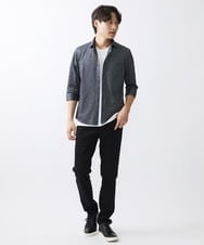 MKLHV51150 MK MICHEL KLEIN HOMME(MKミッシェルクランオム) ベーシックパンツ / シルキーモクロディー ブラック