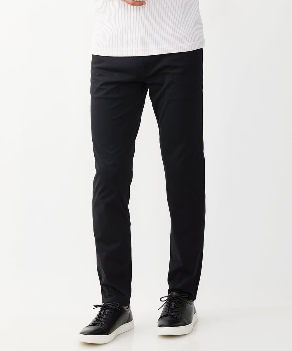 MKLHV51150 MK MICHEL KLEIN HOMME(MKミッシェルクランオム) ベーシックパンツ / シルキーモクロディー ブラック