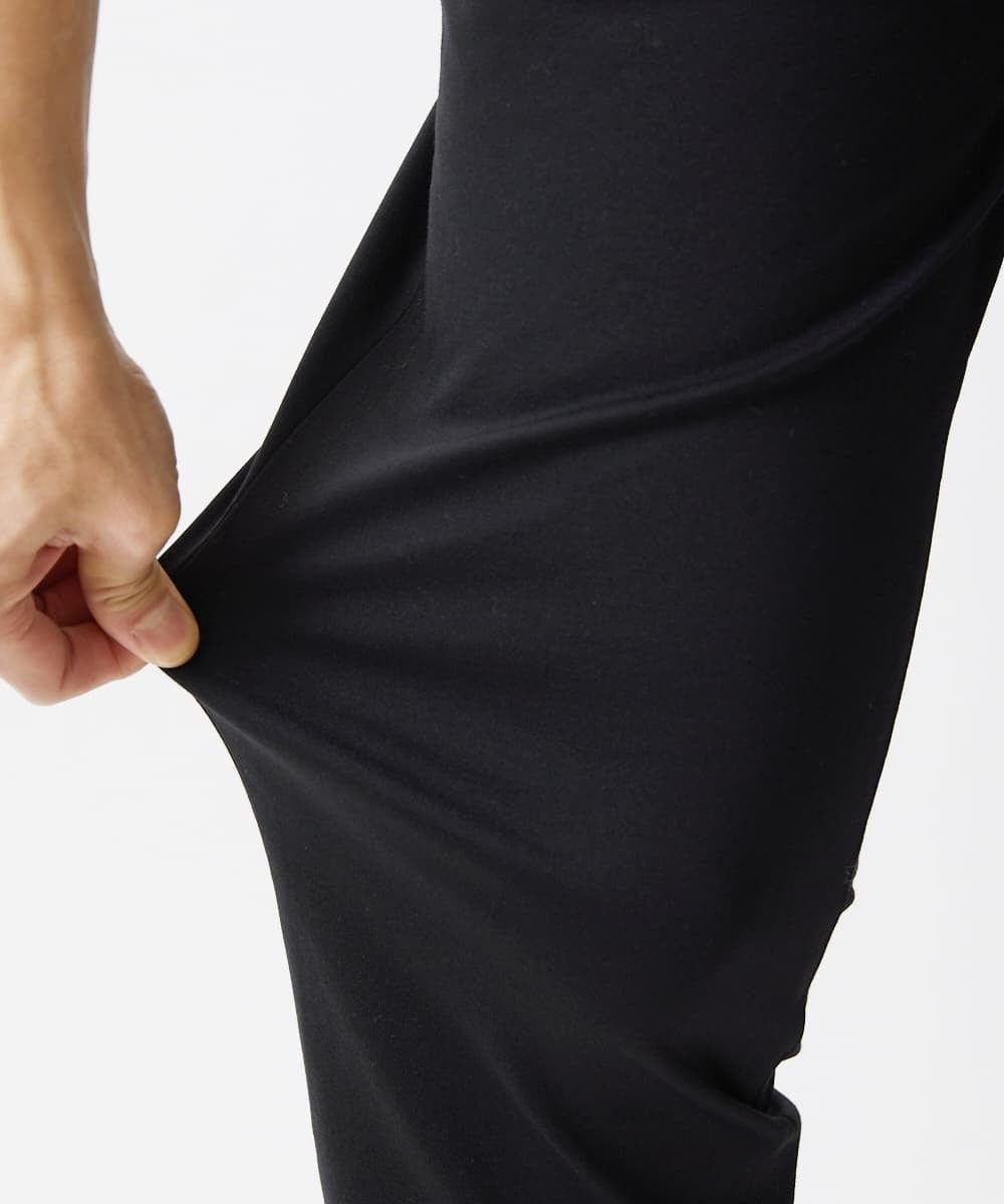 MKLHV51150 MK MICHEL KLEIN HOMME(MKミッシェルクランオム) ベーシックパンツ / シルキーモクロディー ブラック