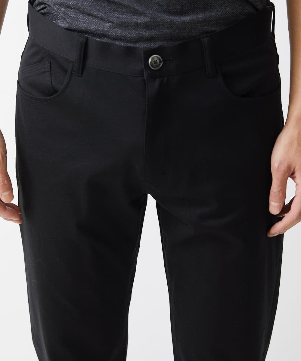 MKLHV51150 MK MICHEL KLEIN HOMME(MKミッシェルクランオム) ベーシックパンツ / シルキーモクロディー ブラック