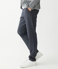 MKLHV67120 MK MICHEL KLEIN HOMME(MKミッシェルクランオム) 【大きいサイズあり】シャドーブロックチェックパンツ ネイビー