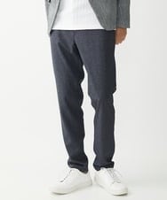 MKLHV67120 MK MICHEL KLEIN HOMME(MKミッシェルクランオム) 【大きいサイズあり】シャドーブロックチェックパンツ ネイビー