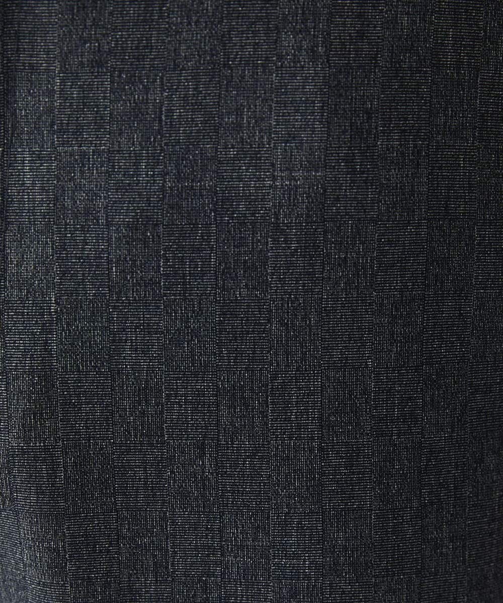 MKLHV67120 MK MICHEL KLEIN HOMME(MKミッシェルクランオム) 【大きいサイズあり】シャドーブロックチェックパンツ ネイビー