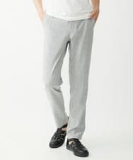 MKLHV67120 MK MICHEL KLEIN HOMME(MKミッシェルクランオム) 【大きいサイズあり】シャドーブロックチェックパンツ ライトグレー