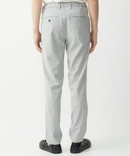 MKLHV67120 MK MICHEL KLEIN HOMME(MKミッシェルクランオム) 【大きいサイズあり】シャドーブロックチェックパンツ ライトグレー