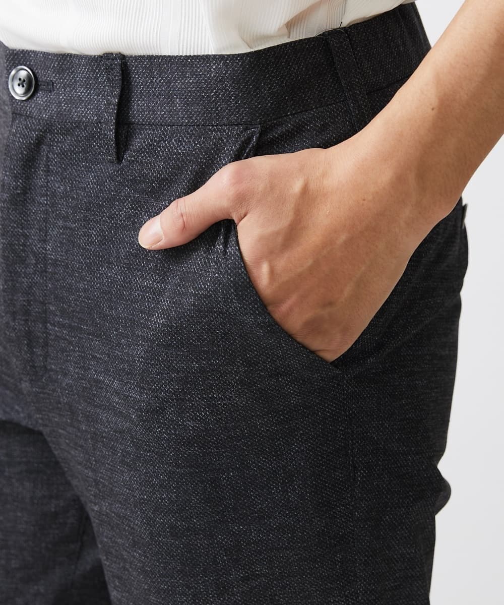 MKLHV68130 MK MICHEL KLEIN HOMME(MKミッシェルクランオム) BREATH MESH スラックス ネイビー