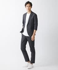 MKLHV68130 MK MICHEL KLEIN HOMME(MKミッシェルクランオム) BREATH MESH スラックス ダークグレー
