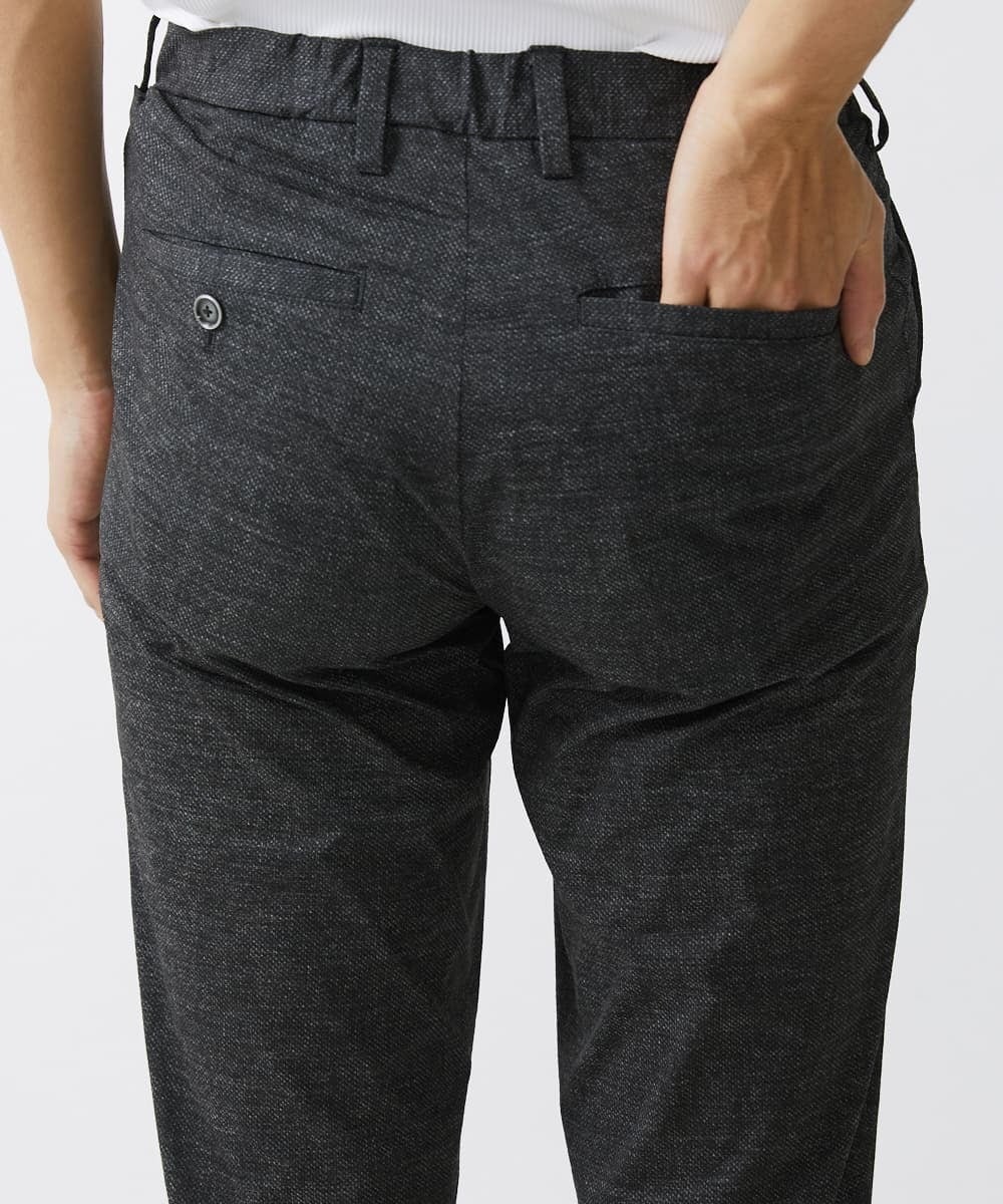 MKLHV68130 MK MICHEL KLEIN HOMME(MKミッシェルクランオム) BREATH MESH スラックス ダークグレー